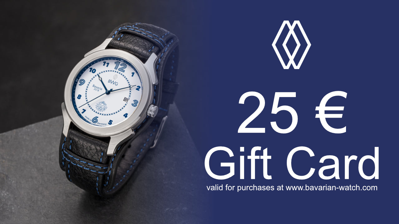 BWG Bavarian Watch gift card.