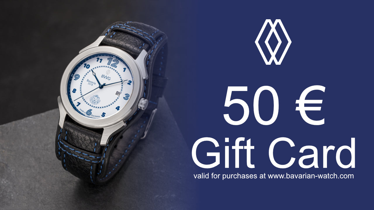 BWG Bavarian Watch gift card.