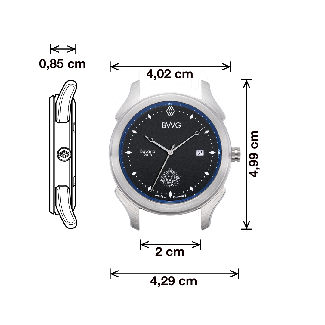 BWG-Bavarian-watch-Bavaria-dimensions-Slate-Black