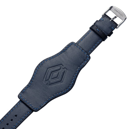 BWG-Bavarian-watch-Bund-strap-leather-buffalo-black-vintage-brown-royal-bavarian-blue-lining