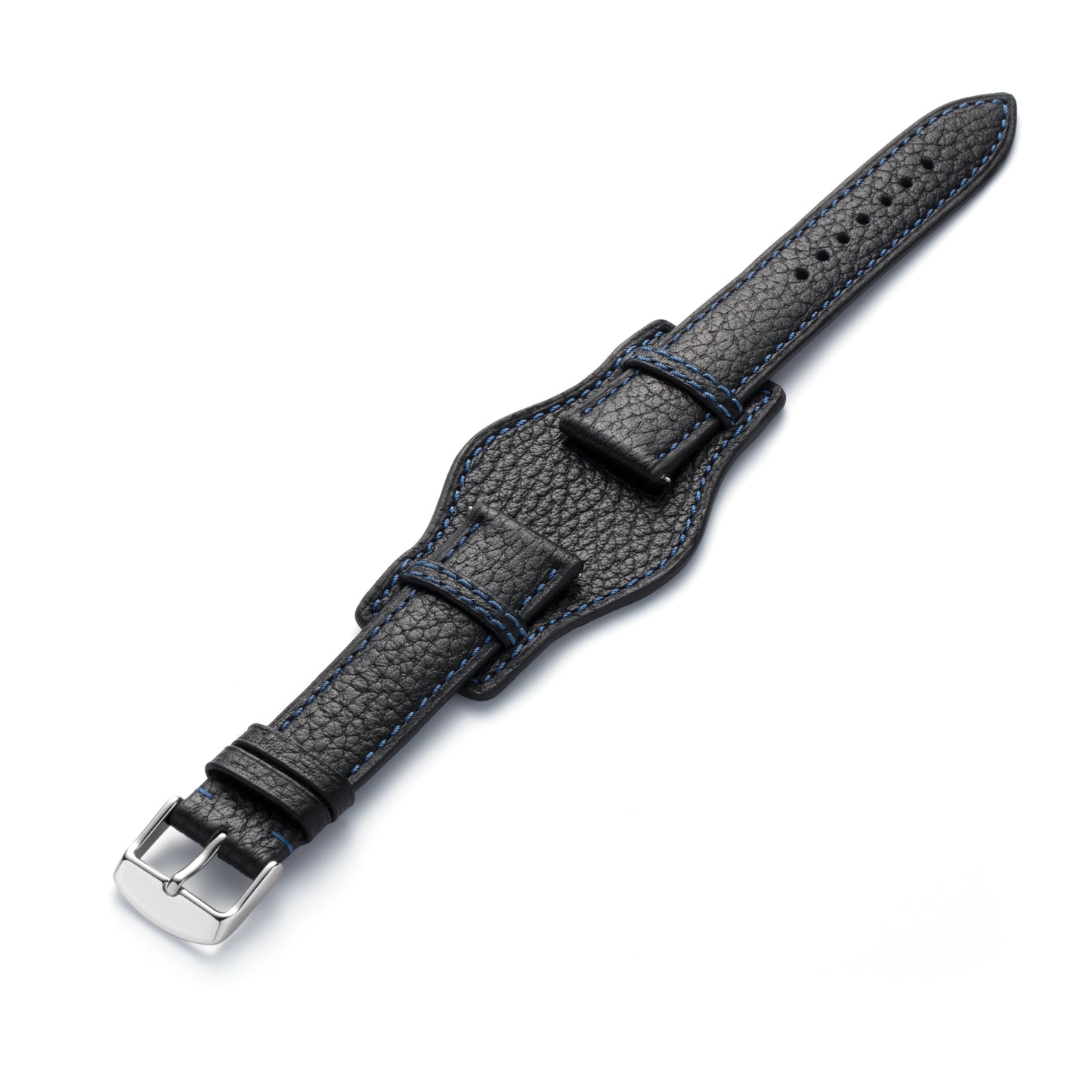 BWG-Bavarian-watch-black-bufalo-leather-bund-strap-20mm