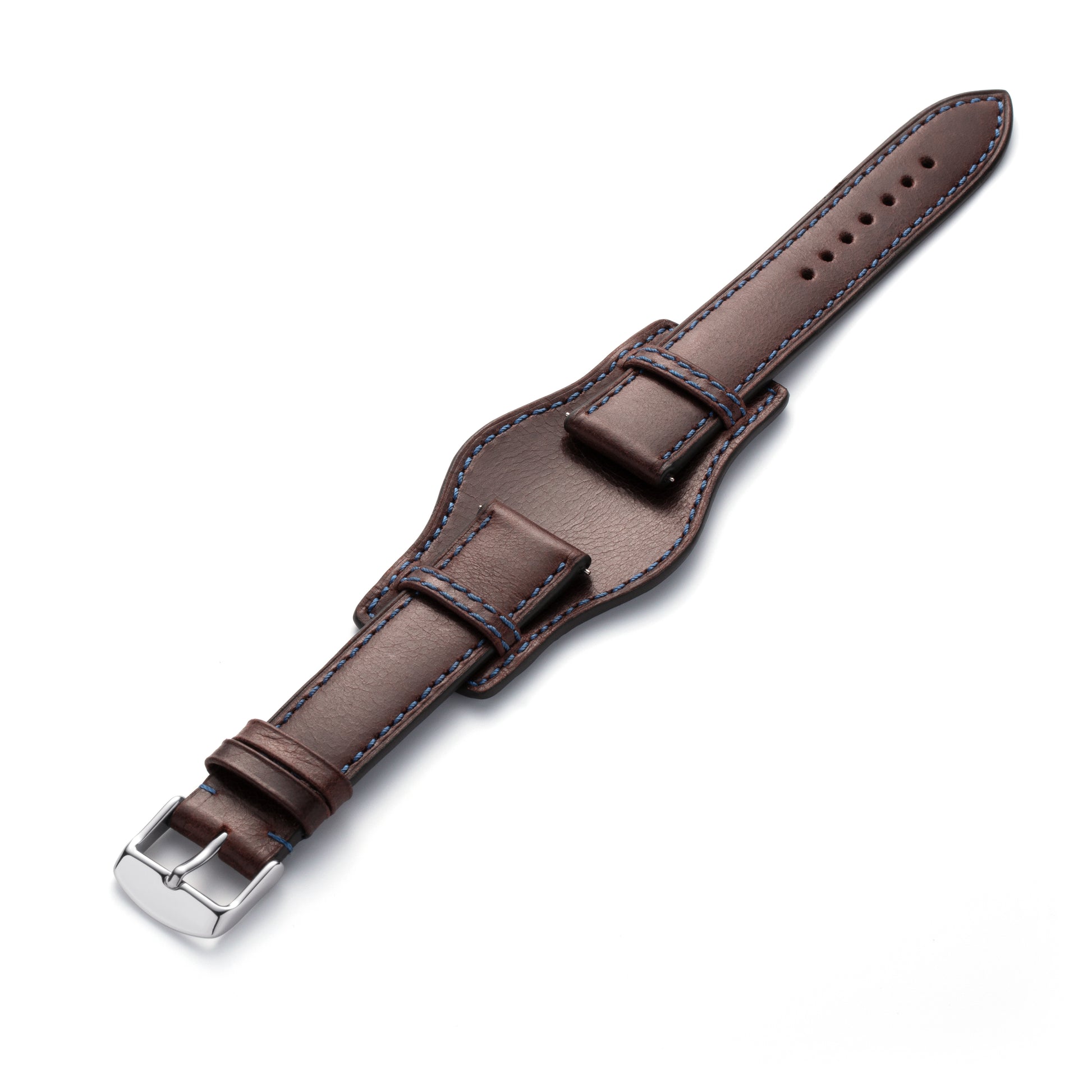 BWG-Bavarian-watch-vintage-brown-leather-bund-strap-20mm