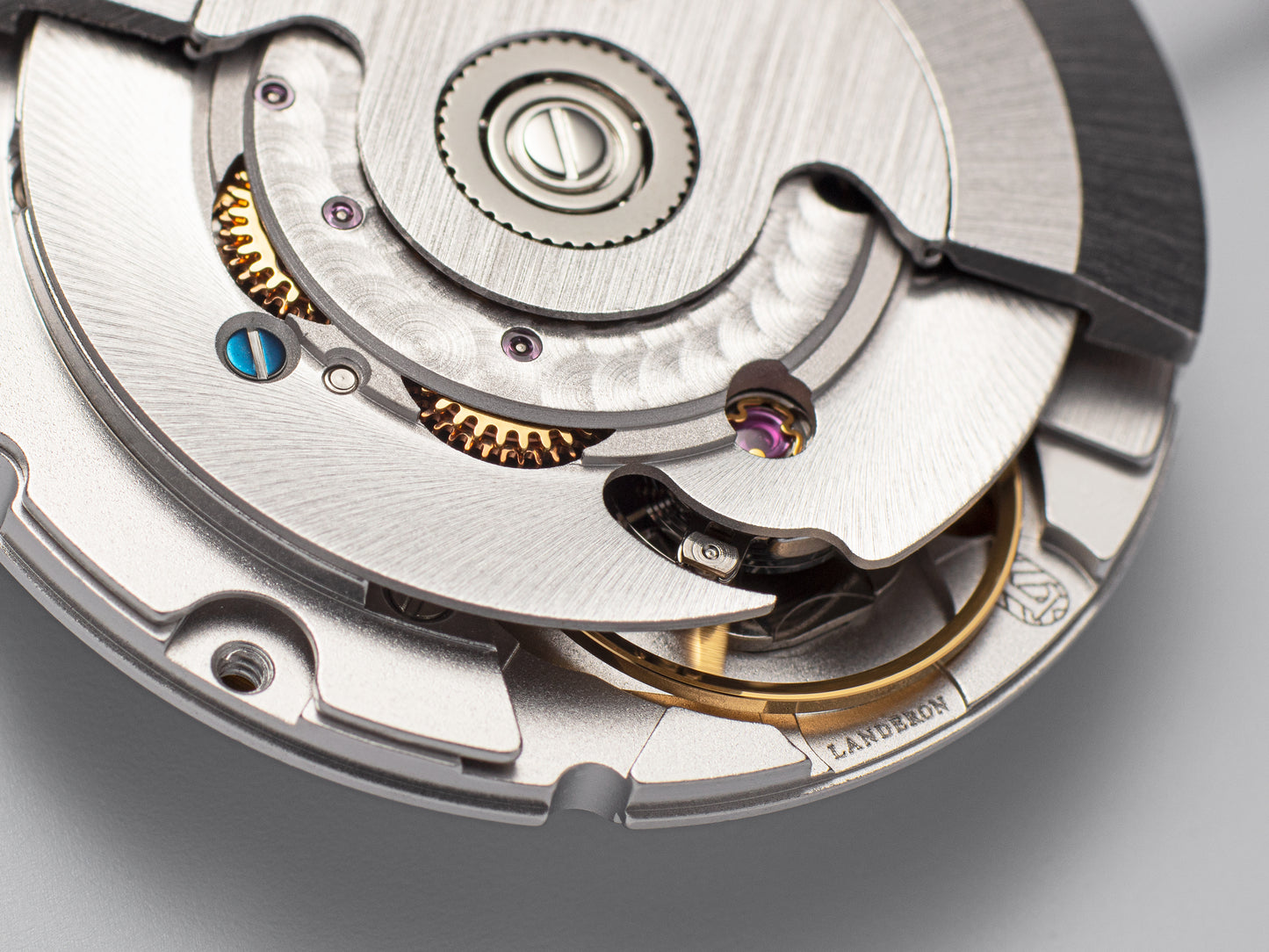 BWG-ISARIA-Automatic-watch-Swiss-Movement-Landeron-L24-manufacture-movement-detail
